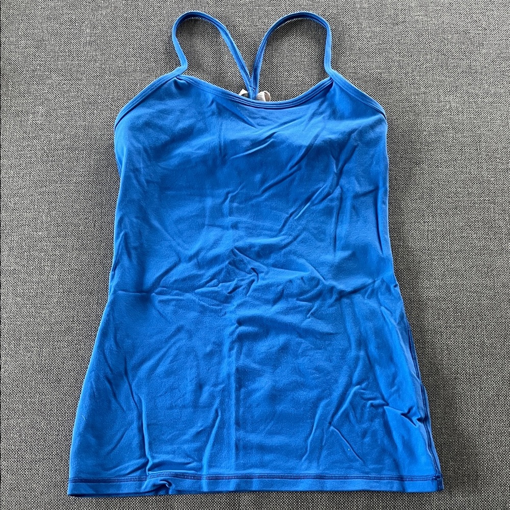 lululemon athletica flow Y Vibrant Blue Camisole